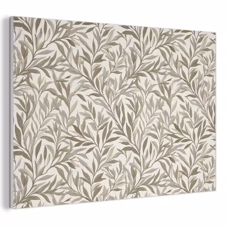 Akoestisch schilderij - Takken - Botanisch - Taupe — 1