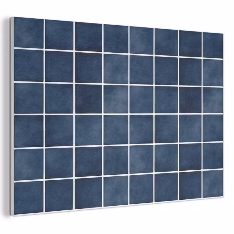 Akoestisch schilderij - Tegel - Modern - Blauw — 1
