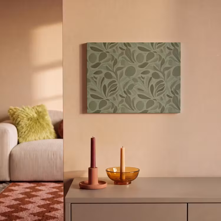 Akoestisch schilderij - Sereen - Bladeren - Groen — 2
