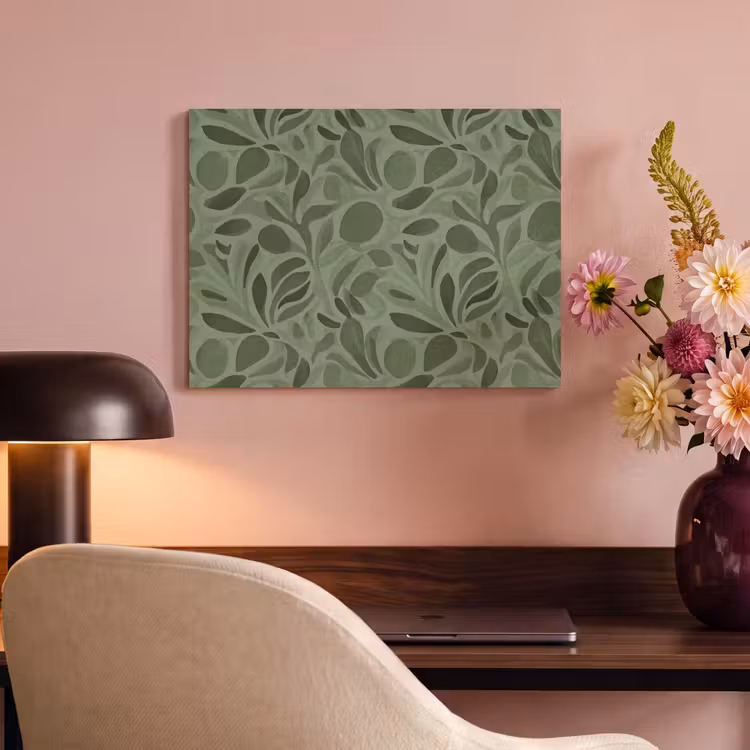 Akoestisch schilderij - Sereen - Bladeren - Groen — 4