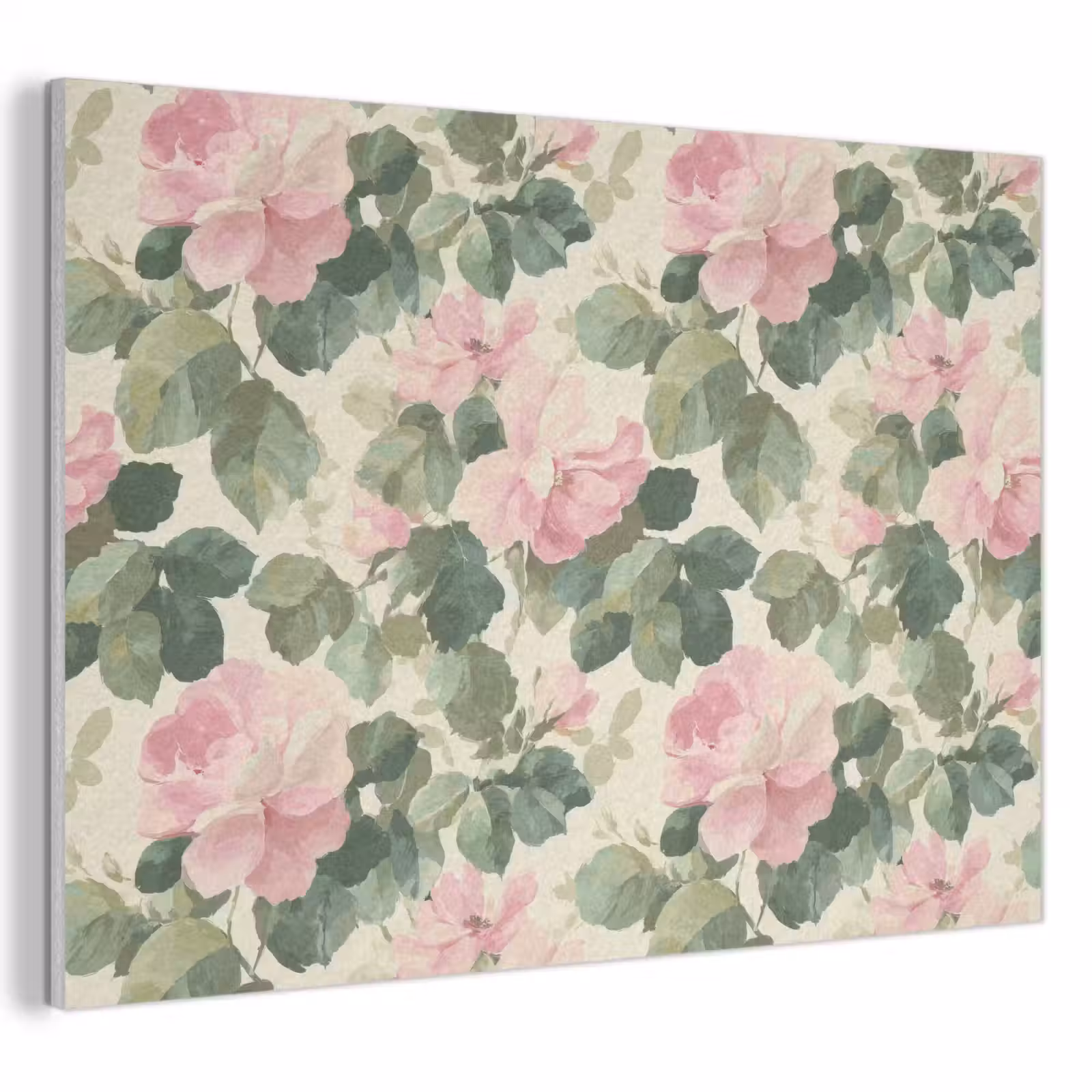 Akoestisch schilderij - Rozen - Botanisch - Roze — 1
