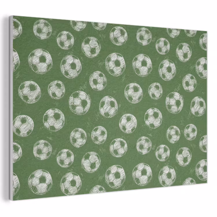 Akoestisch schilderij - Voetbal - Sport - Groen — 1