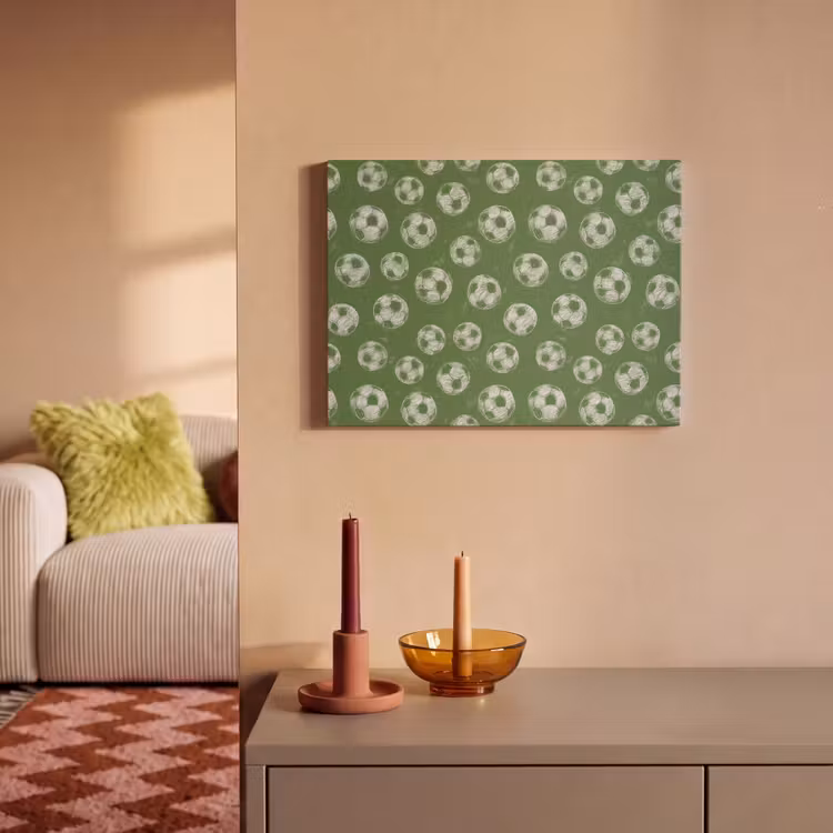 Akoestisch schilderij - Voetbal - Sport - Groen — 2