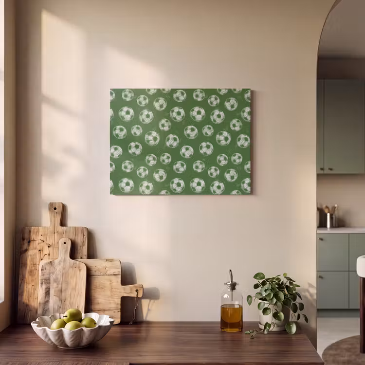 Akoestisch schilderij - Voetbal - Sport - Groen — 3