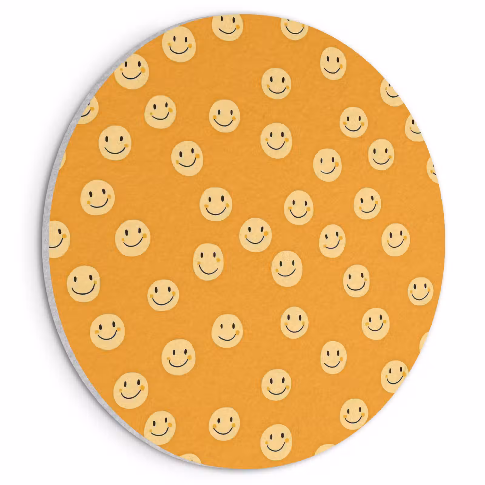 Akoestisch schilderij rond - Smileys - Retro - Heel — 1