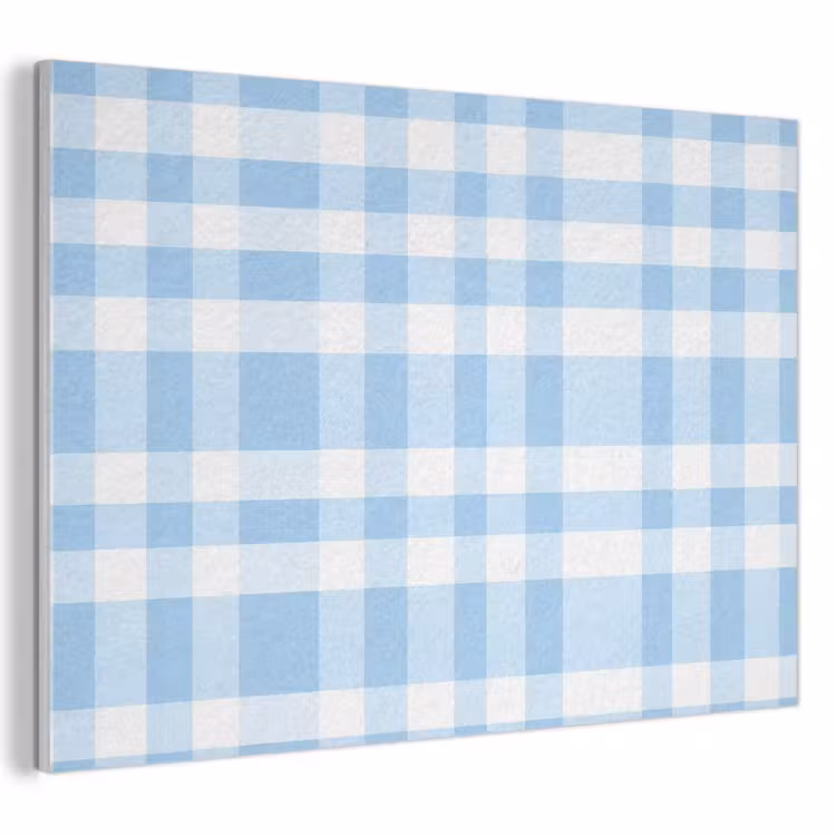 Akoestisch schilderij - Ruit - Patroon - Blauw — 1
