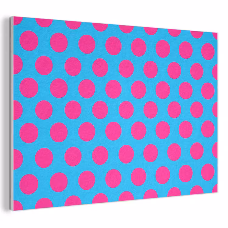 Akoestisch schilderij - Stippen - Klassiek - Roze — 1
