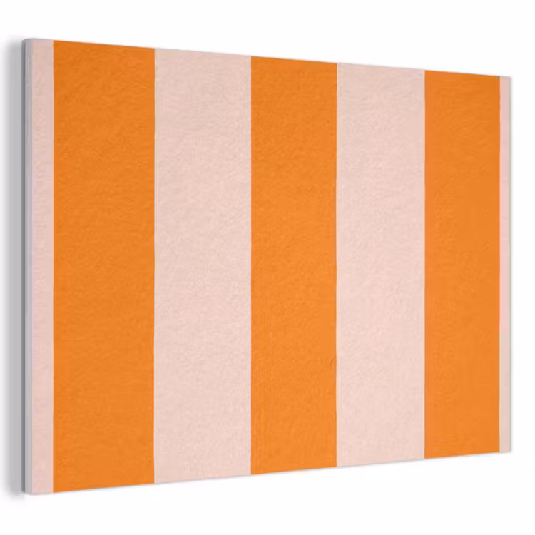 Akoestisch schilderij - Strepen - Modern - Oranje — 1