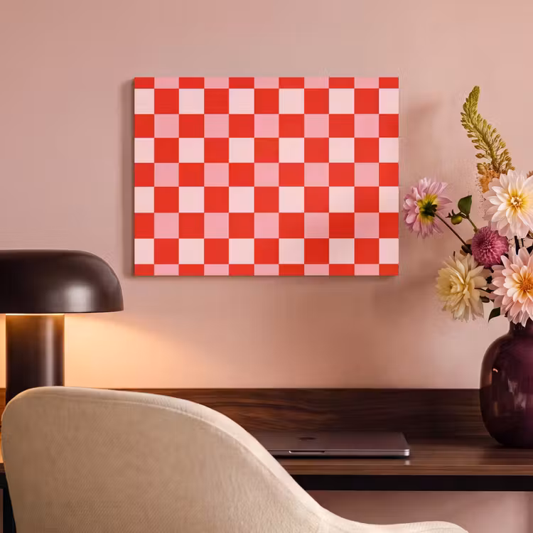 Akoestisch schilderij - Vierkant - Klassiek - Rood — 4