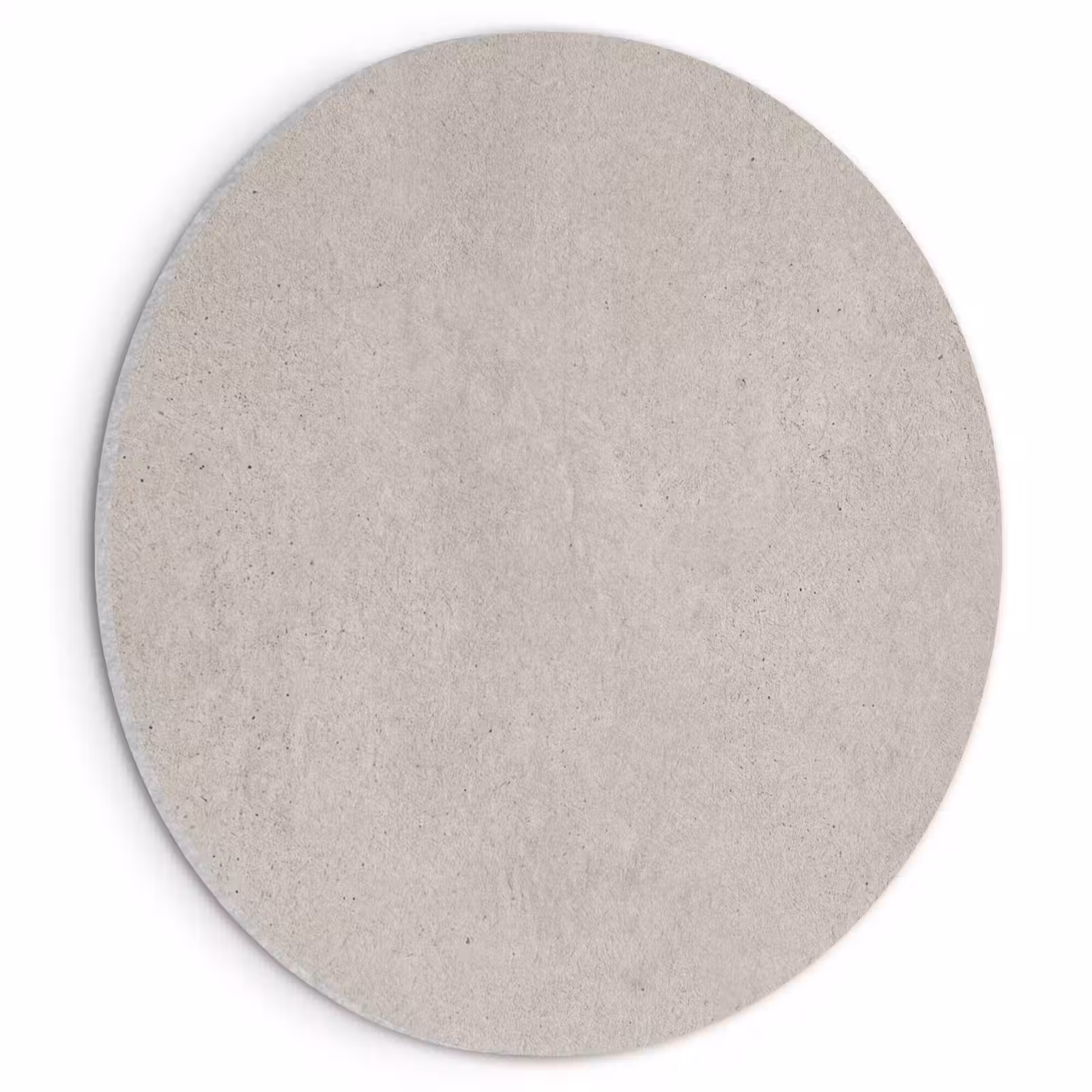 Akoestisch schilderij rond - Textuur - Effen - Abstract - Beige — 1