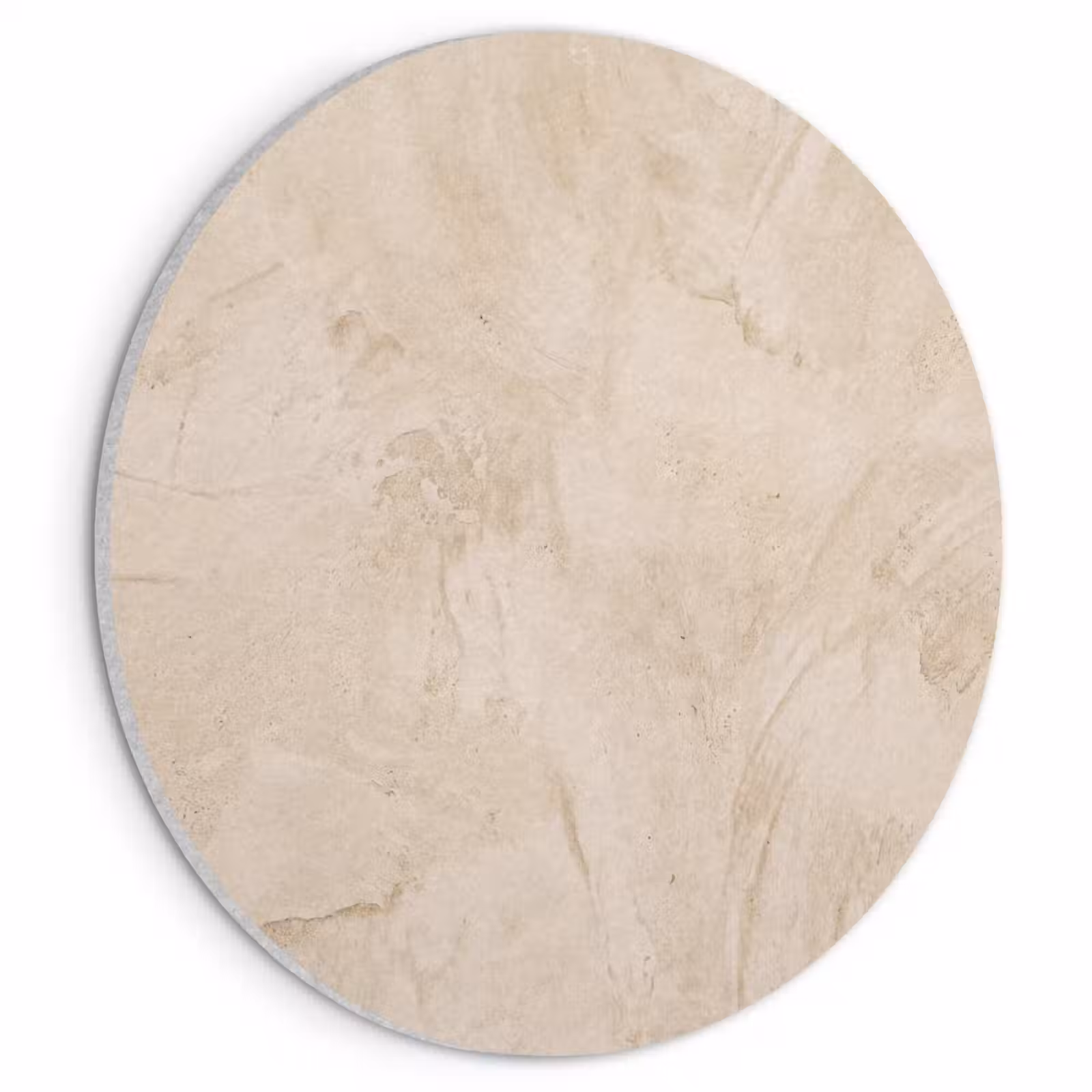 Akoestisch schilderij rond - Textuur - Patroon - Abstract - Modern - Beige — 1