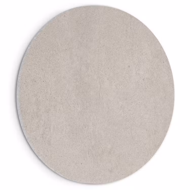 Akoestisch schilderij rond - Textuur - Effen - Abstract - Beige — 1