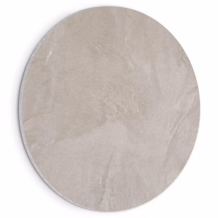 Akoestisch schilderij rond - Textuur - Wand - Modern - Beige - Abstract — 1