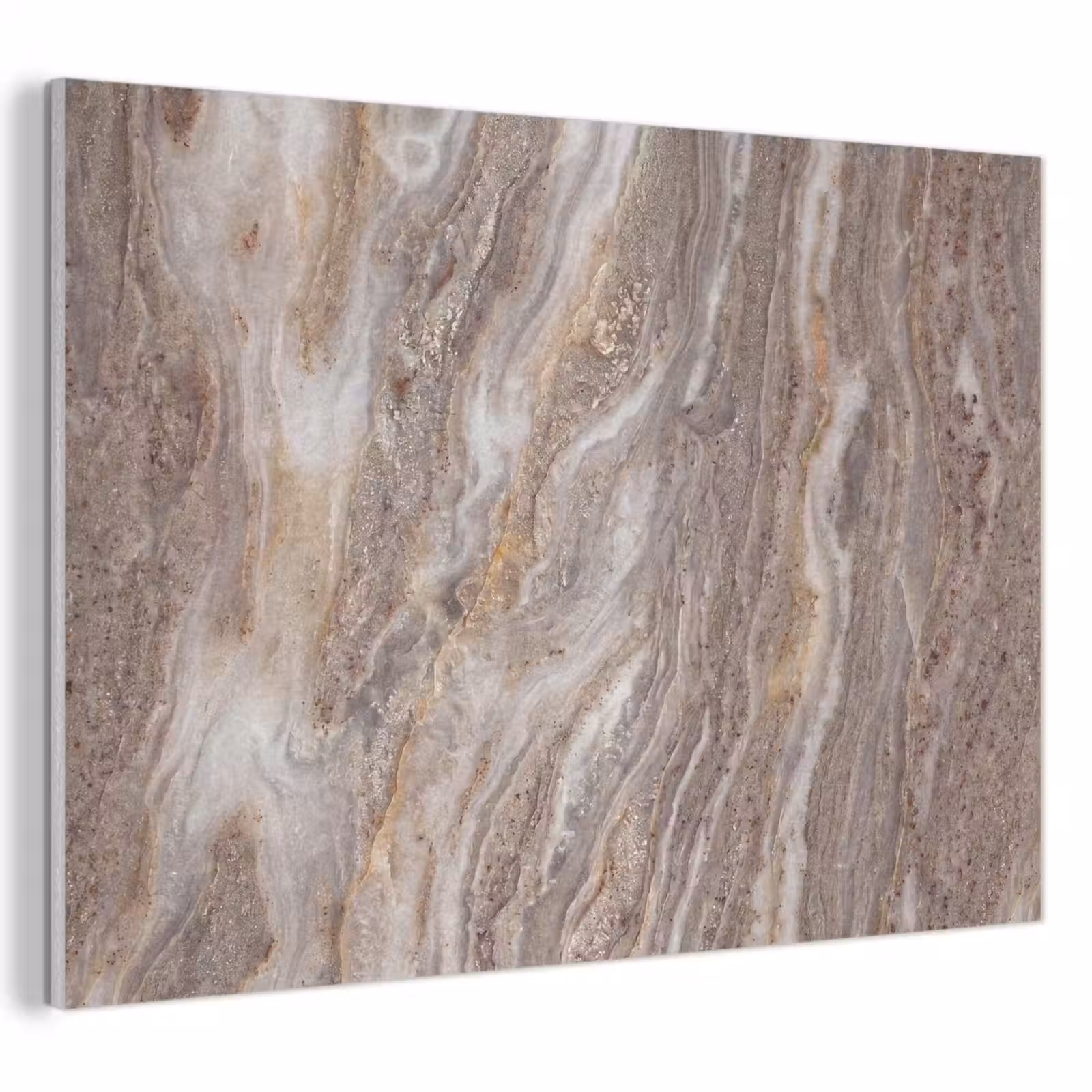 Akoestisch schilderij - Textuur - Steen - Abstract - Beige — 1