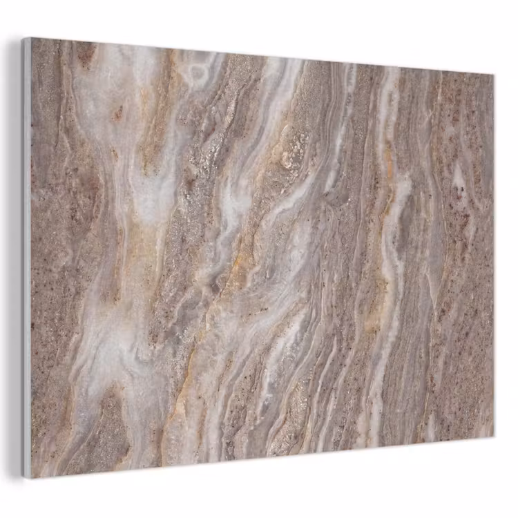 Akoestisch schilderij - Textuur - Steen - Abstract - Beige — 1