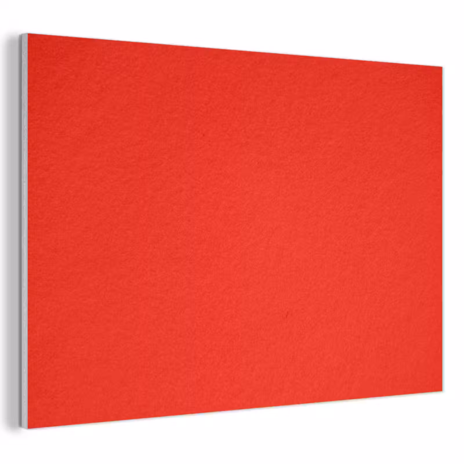 Akoestisch schilderij - Vibrant - Vermilion - Rood — 1