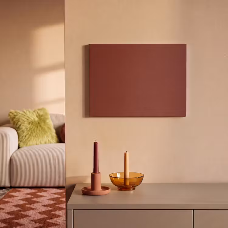 Akoestisch schilderij - Rustic - Terracotta - Rood — 2