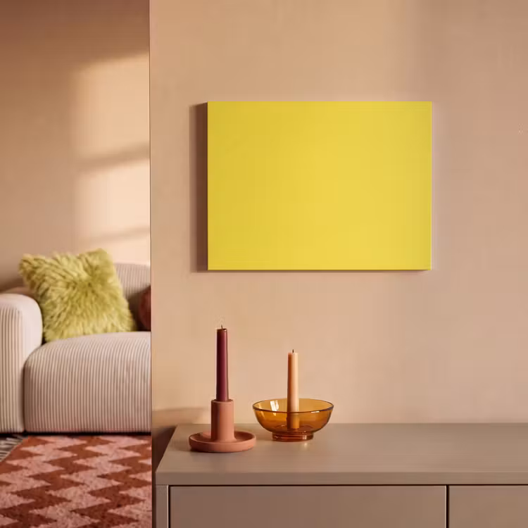Akoestisch schilderij - Soft - Custard - Geel — 2