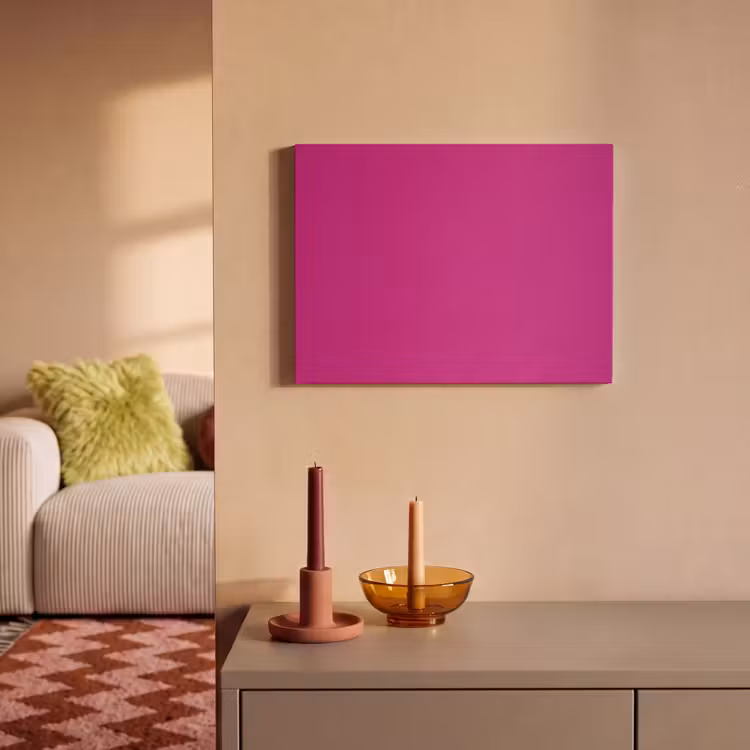 Akoestisch schilderij - Velvet - Magenta - Roze — 2