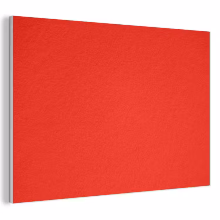 Akoestisch schilderij - Vibrant - Vermilion - Rood — 1