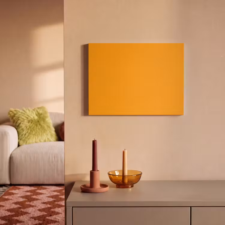 Akoestisch schilderij - Warm - Ochre - Oranje — 2