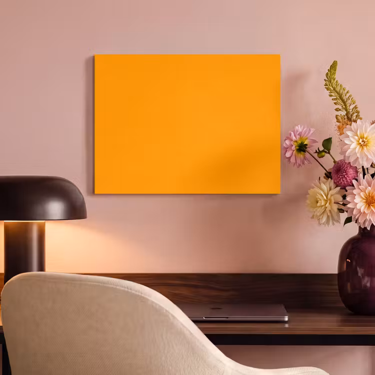 Akoestisch schilderij - Warm - Ochre - Oranje — 4