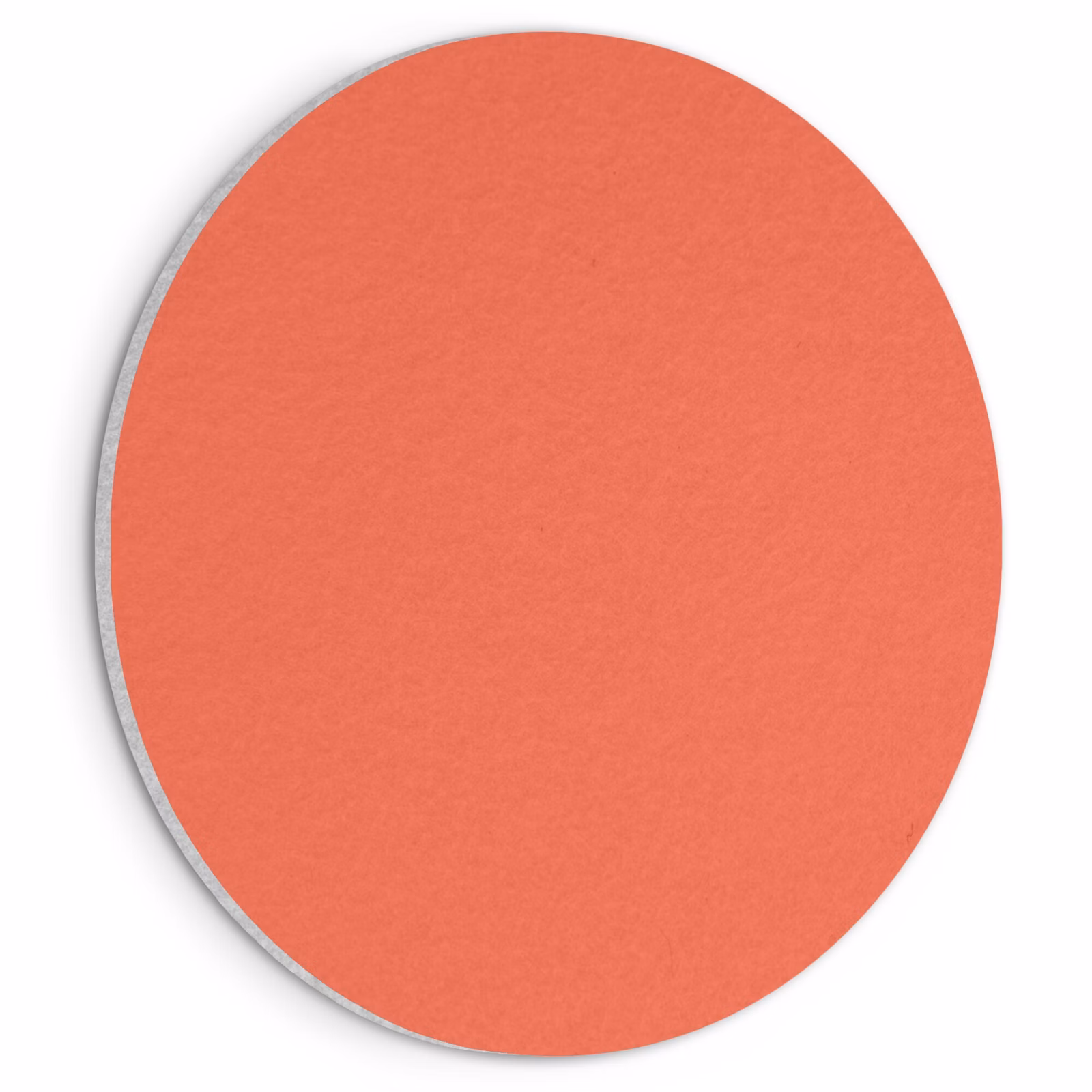 Akoestisch schilderij rond - Sunset - Salmon - Oranje — 1