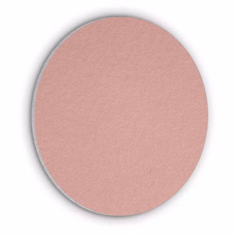Akoestisch schilderij rond - Muted - Salmon - Koraal — 1