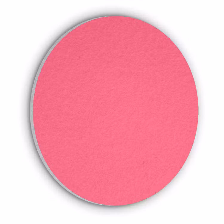 Akoestisch schilderij rond - Neon - Flamingo - Roze — 1