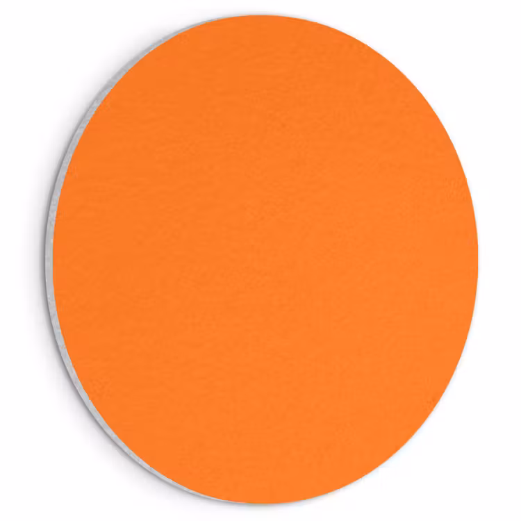 Akoestisch schilderij rond - Spiced - Pumpkin - Oranje — 1
