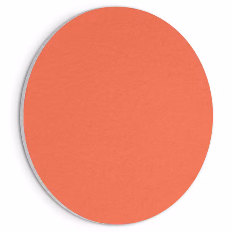 Akoestisch schilderij rond - Sunset - Salmon - Oranje — 1