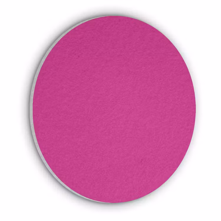 Akoestisch schilderij rond - Velvet - Magenta - Roze — 1