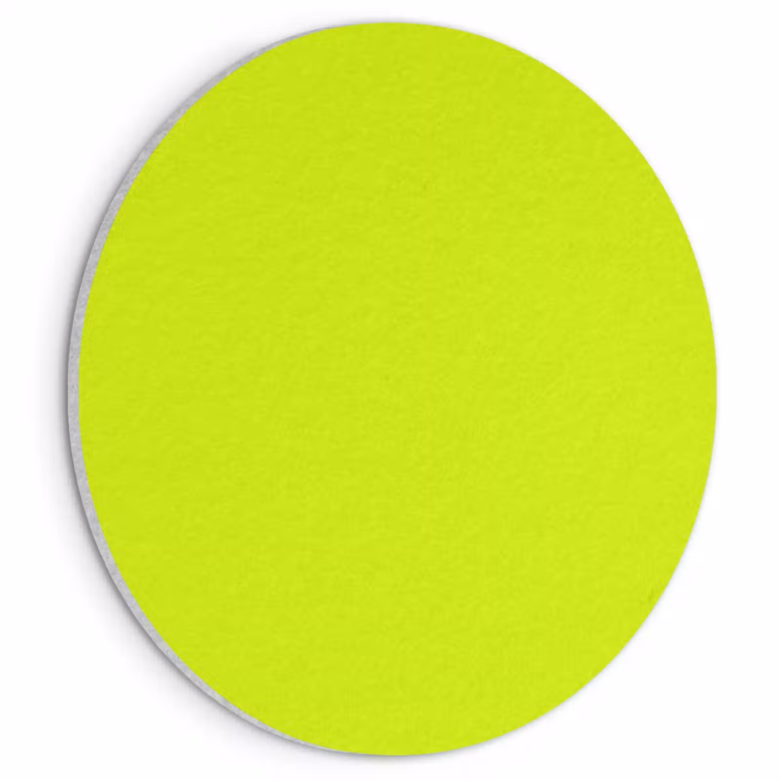 Akoestisch schilderij rond - Electric - Lemon - Geel — 1