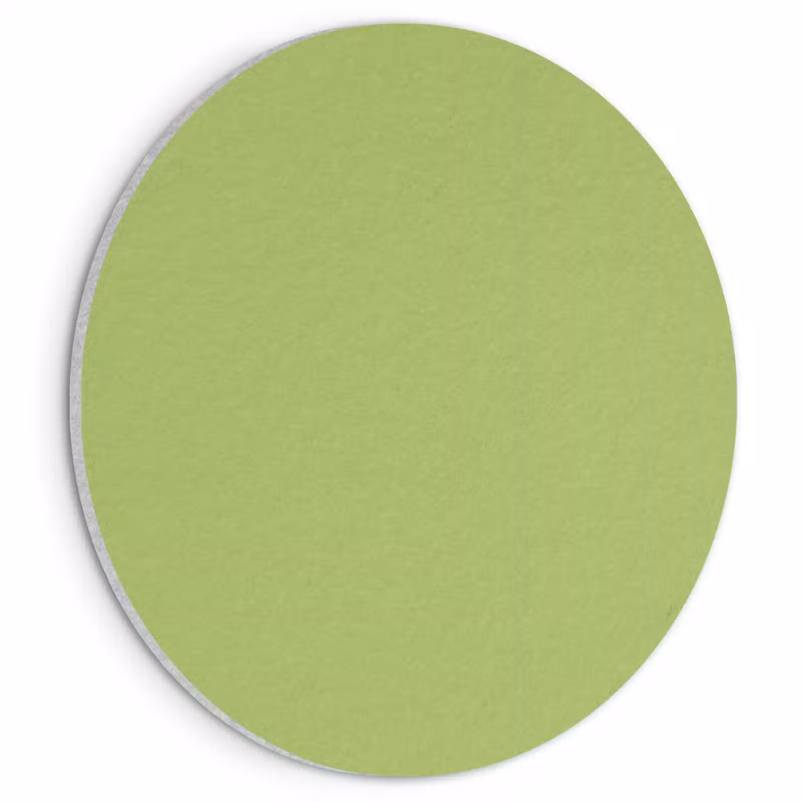 Akoestisch schilderij rond - Lime - Glow - Groen — 1