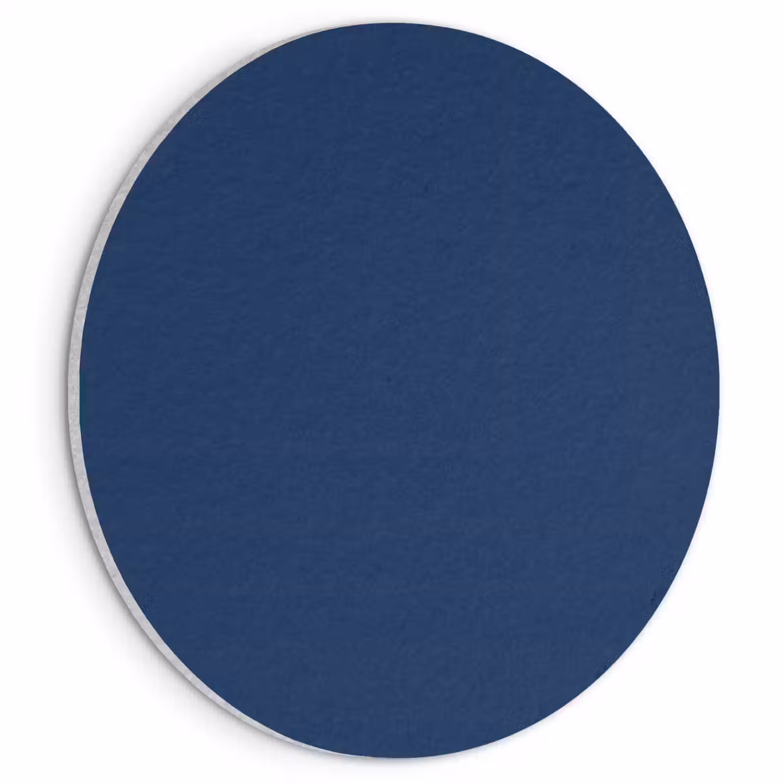 Akoestisch schilderij rond - Midnight - Navy - Blauw — 1