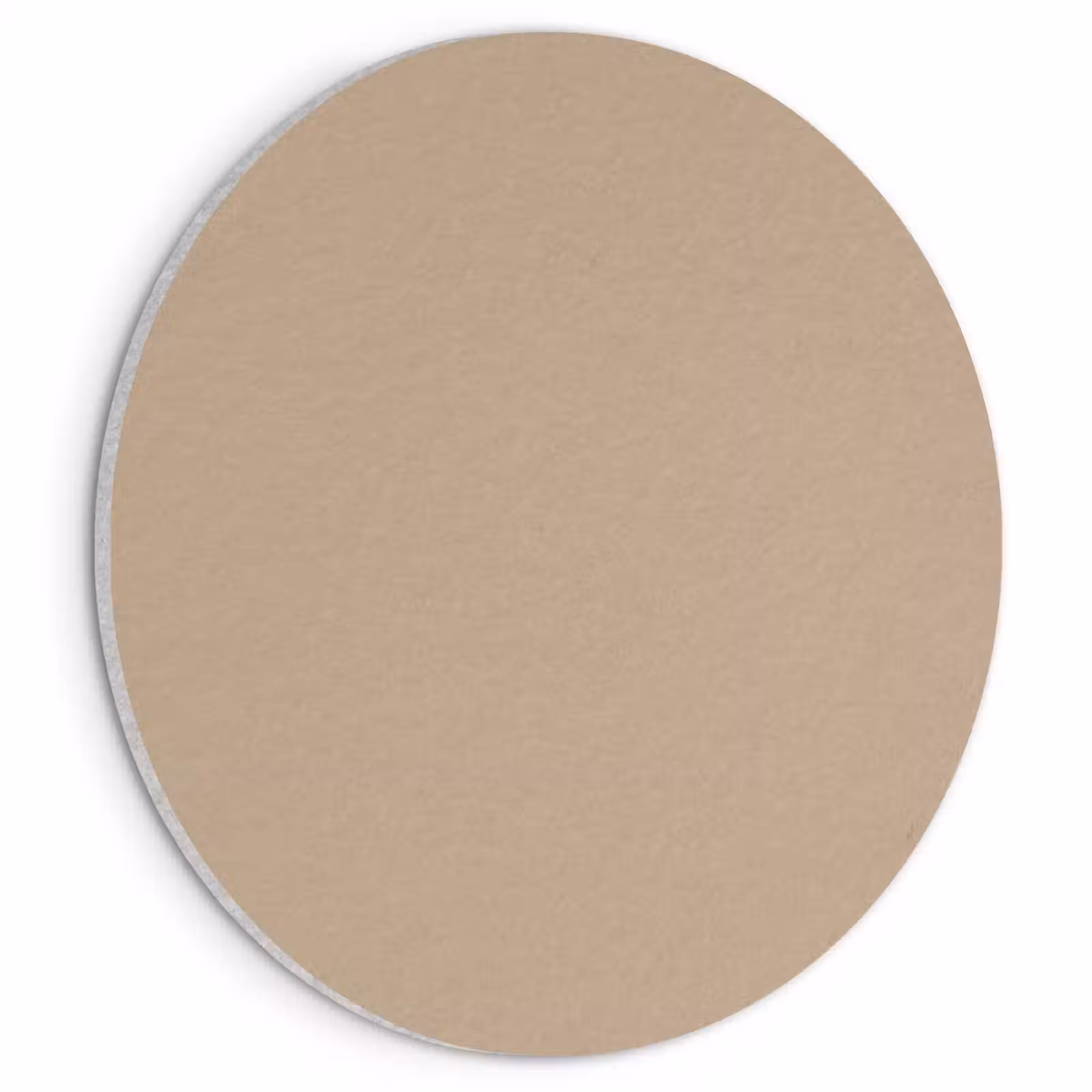 Akoestisch schilderij rond - Soft - Taupe - Bruin — 1