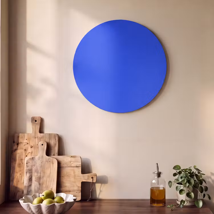 Akoestisch schilderij rond - Electric - Blue - Blauw — 4