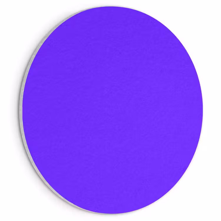 Akoestisch schilderij rond - Electric - Indigo - Paars — 1