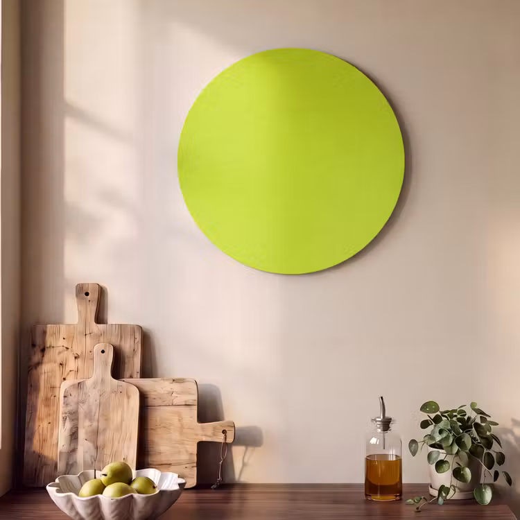 Akoestisch schilderij rond - Electric - Lemon - Geel — 4