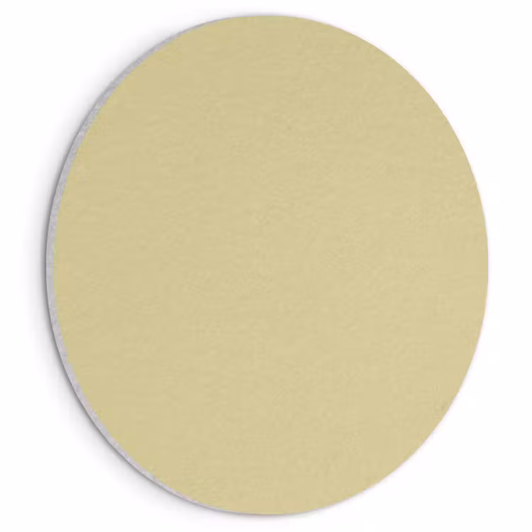Akoestisch schilderij rond - Golden - Clover - Geel — 1