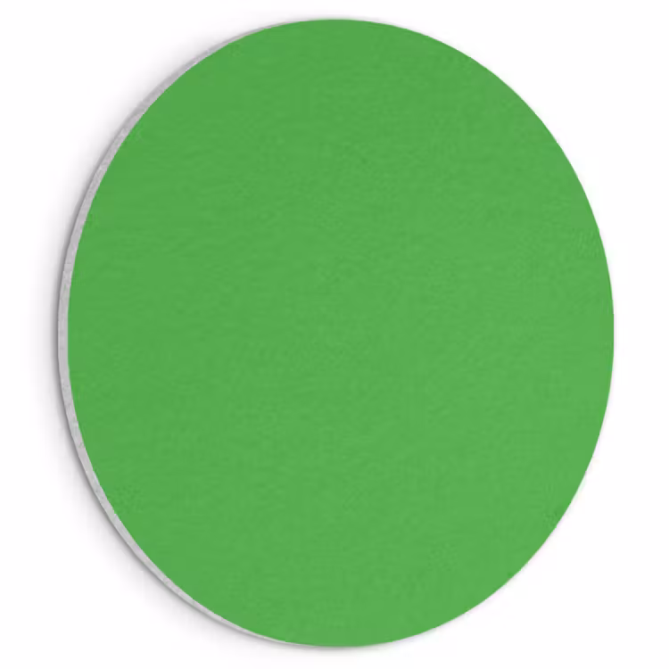 Akoestisch schilderij rond - Kelly - Green - Groen — 1
