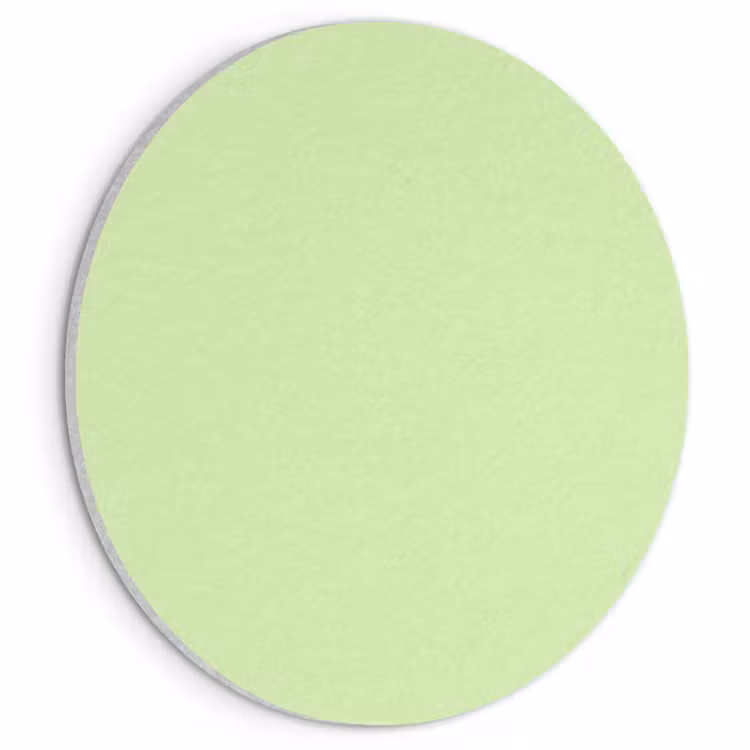 Akoestisch schilderij rond - Light - Lime - Groen — 1