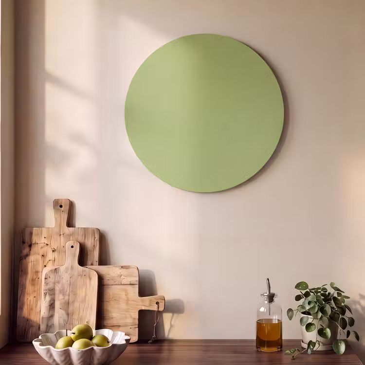 Akoestisch schilderij rond - Lime - Glow - Groen — 4