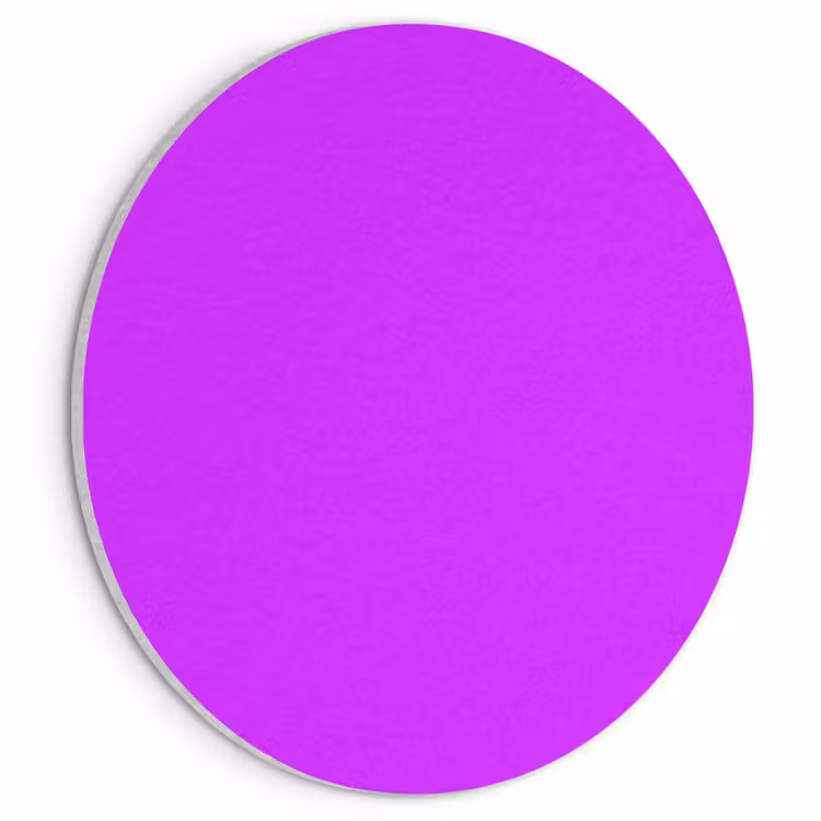 Akoestisch schilderij rond - Neon - Orchid - Paars — 1