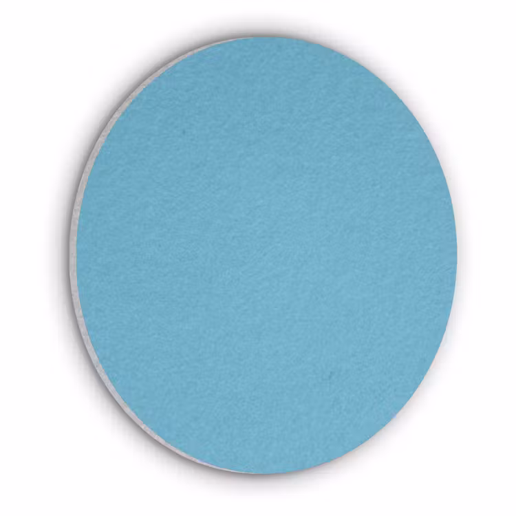 Akoestisch schilderij rond - Ocean - Teal - Blauw — 1
