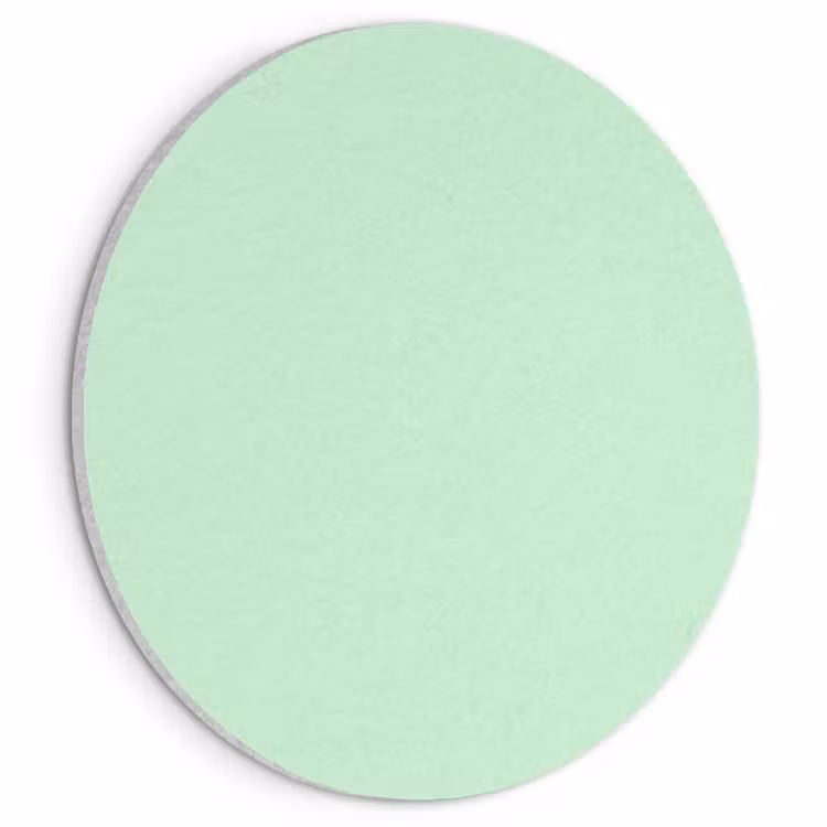 Akoestisch schilderij rond - Pale - Mint - Groen — 1