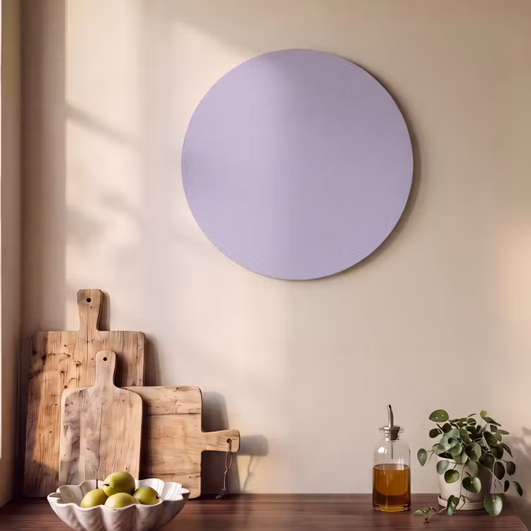 Akoestisch schilderij rond - Pastel - Lilac - Paars — 4