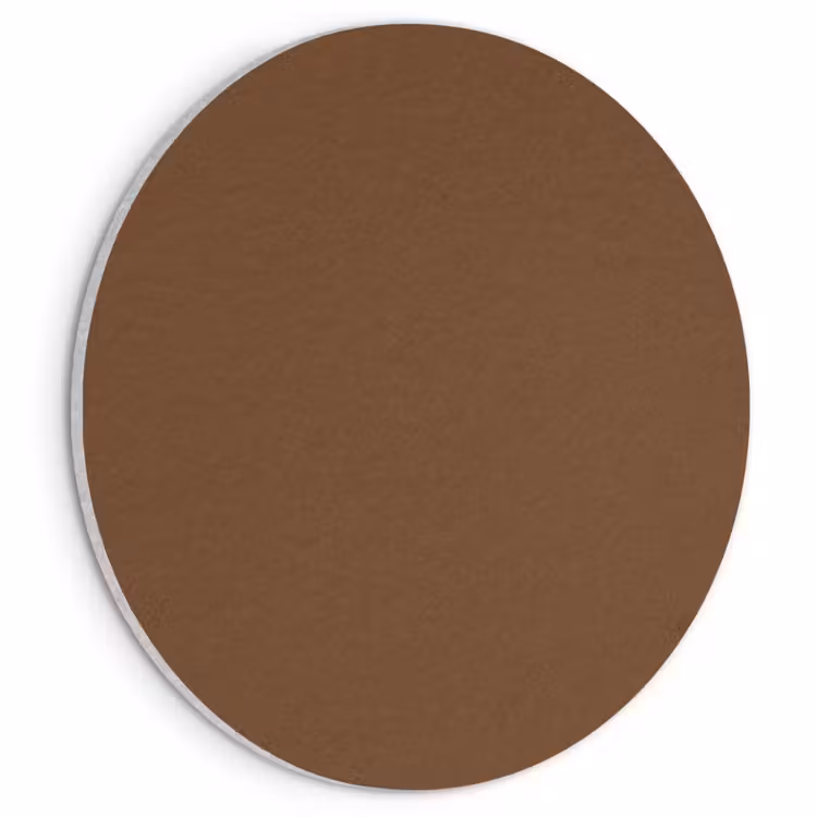 Akoestisch schilderij rond - Rich - Espresso - Bruin — 1