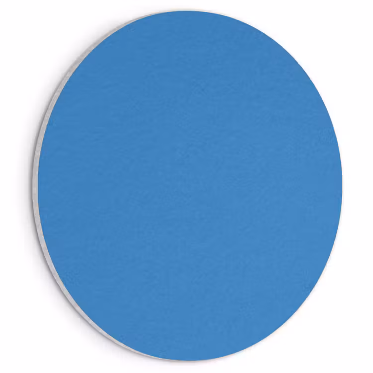 Akoestisch schilderij rond - Royal - Blue - Blauw — 1