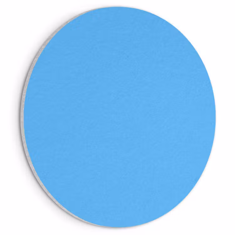 Akoestisch schilderij rond - Sky - Blue - Blauw — 1